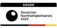 Logo des Deutschen Nachhaltigkeitspreises 2023