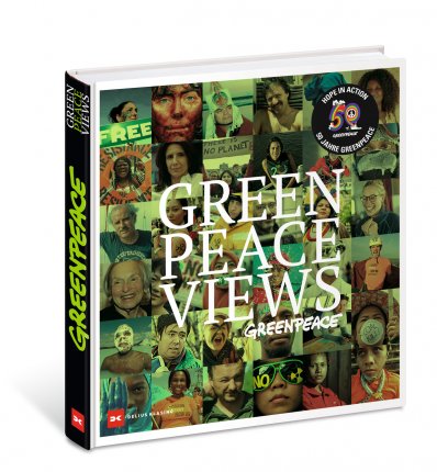 Cover des Greenpeace Views Jubiläumsbandes