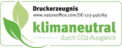 Klimaneutral-Logo von NatureOffice